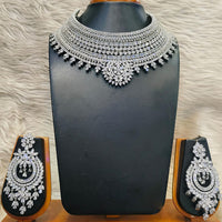 Jain Jewellers Premium  American Diamond Designer Necklace Set 
