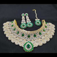 Jain Jewellers Luxury American Diamond Choker Necklace Set