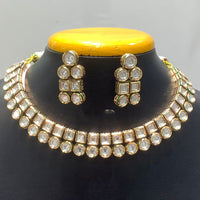 Jain Jewellers Graceful Polki Kundan Stone Choker Necklace Set