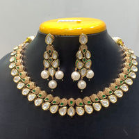 Jain Jewellers Graceful Polki Kundan Stone Choker Necklace Set