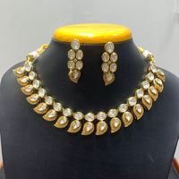 Jain Jewellers Graceful Polki Kundan Stone And Beads Choker Necklace Set