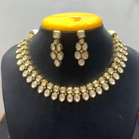 Jain Jewellers Graceful Polki Kundan Stone Choker Necklace Set