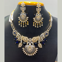 Jain Jewellers Premium American Diamond Designer Necklace Set