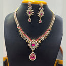 Jain Jewellers Premium American Diamond Designer Necklace Set