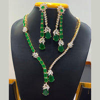 Jain Jewellers Premium American Diamond Designer Necklace Set