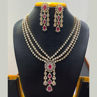 Jain Jewellers Premium American Diamond Designer Necklace Set
