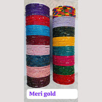 Chitra Bangles Multi Color Bangle (12 Piece In One Box)