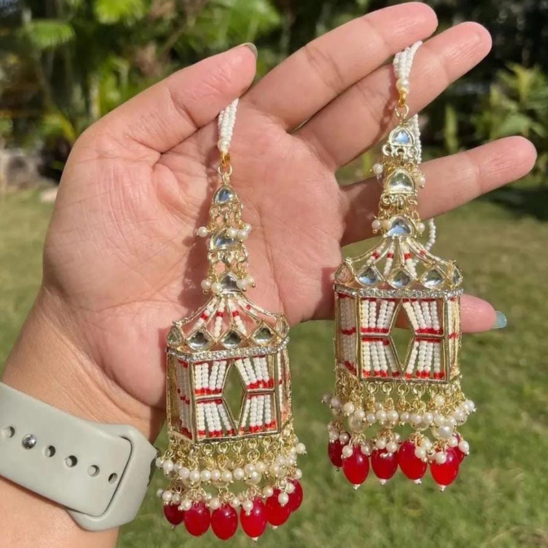 Kavita Art Gold Plated Jhumki Earrings