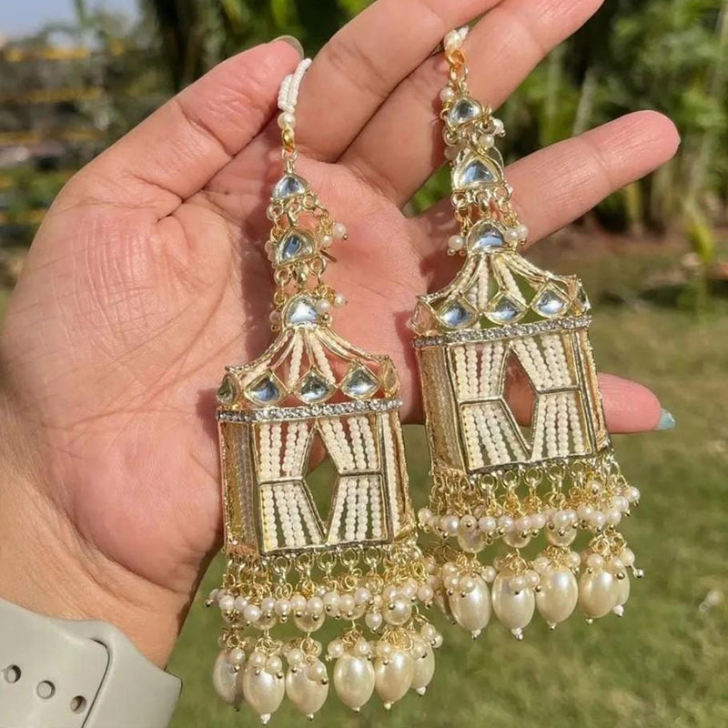 Kavita Art Gold Plated Jhumki Earrings