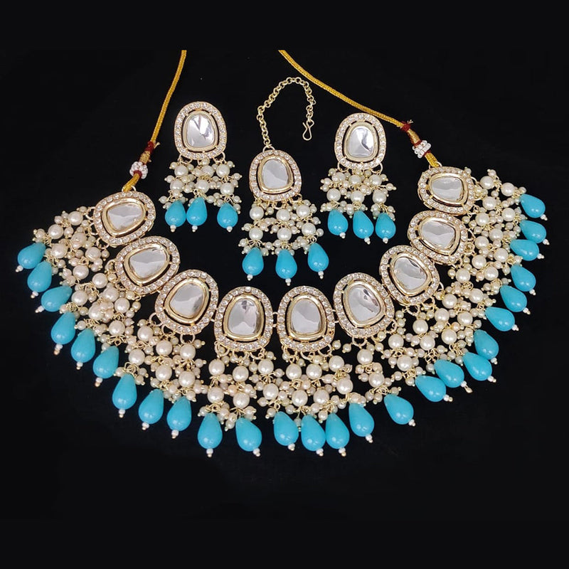 Kavita Art Gold Plated Austrian Stone Necklace Set