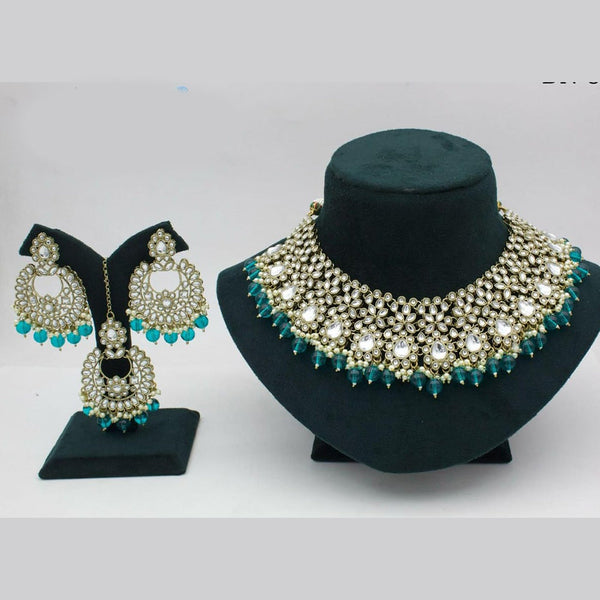 Kavita Art Gold  Plated Kundan And Beads Necklace Set