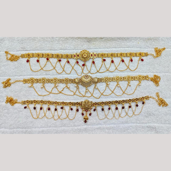 Kavita Art Gold Plated Kamarbandh (Assorted Design 1 Piece Only)