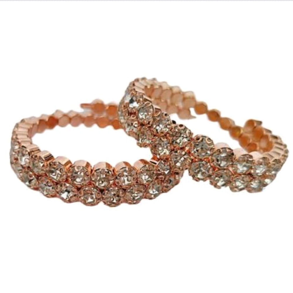 Kavita Art Rose Gold Plated Austrian Stone Bracelet