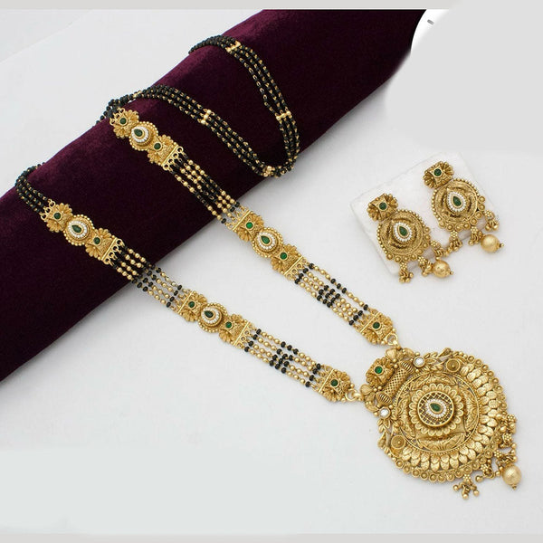 Kavita Art Gold Plated Kundan Stone Manglasutra