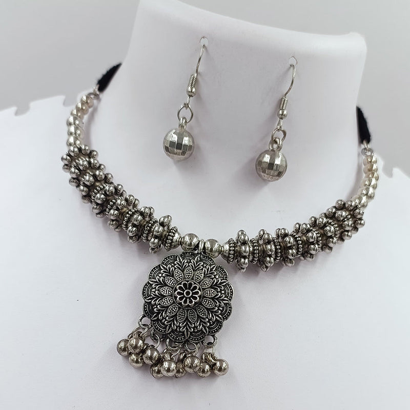 Kavita Art Oxidised Plated Necklace Set