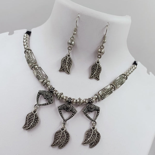 Kavita Art Oxidised Plated Necklace Set