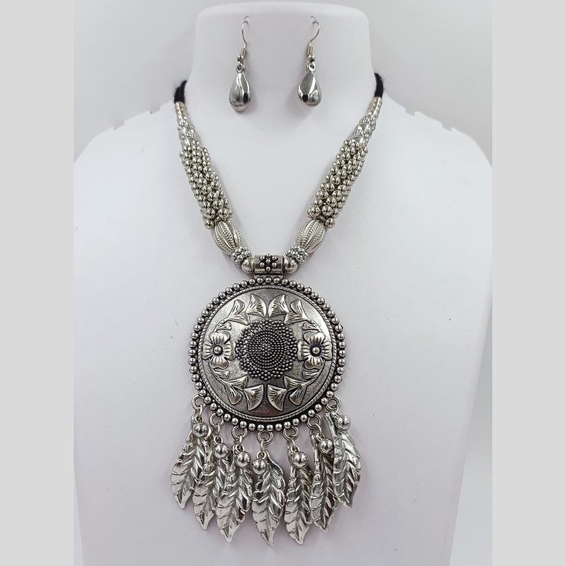 Kavita Art Oxidised Plated Necklace Set