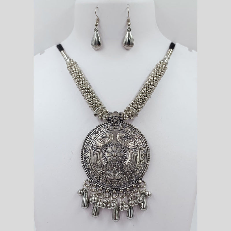 Kavita Art Oxidised Plated Necklace Set