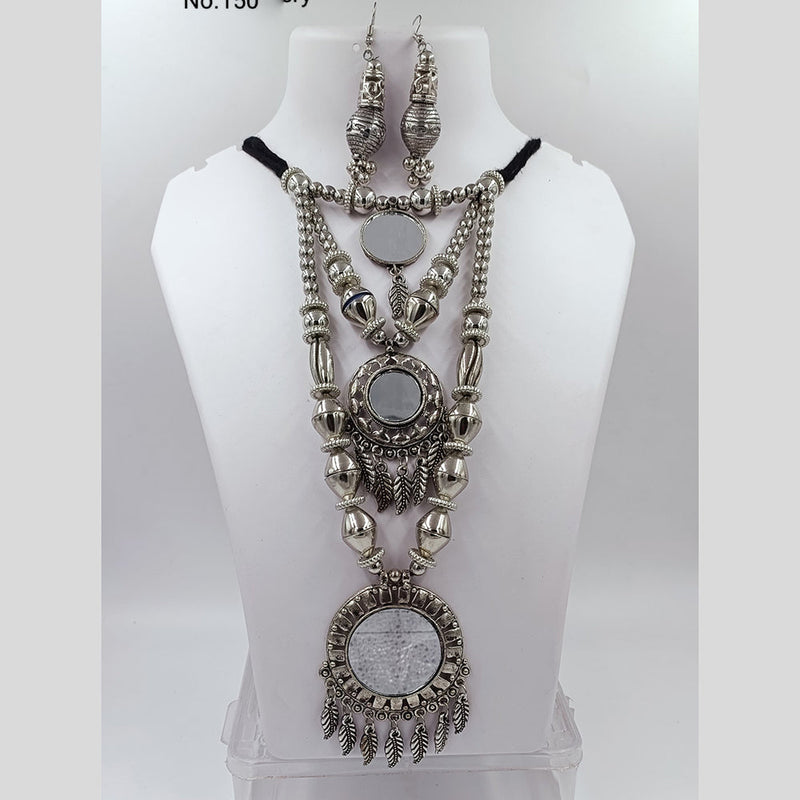 Kavita Art Oxidised Plated Necklace Set