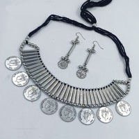 Kavita Art Oxidised Plated Necklace Set