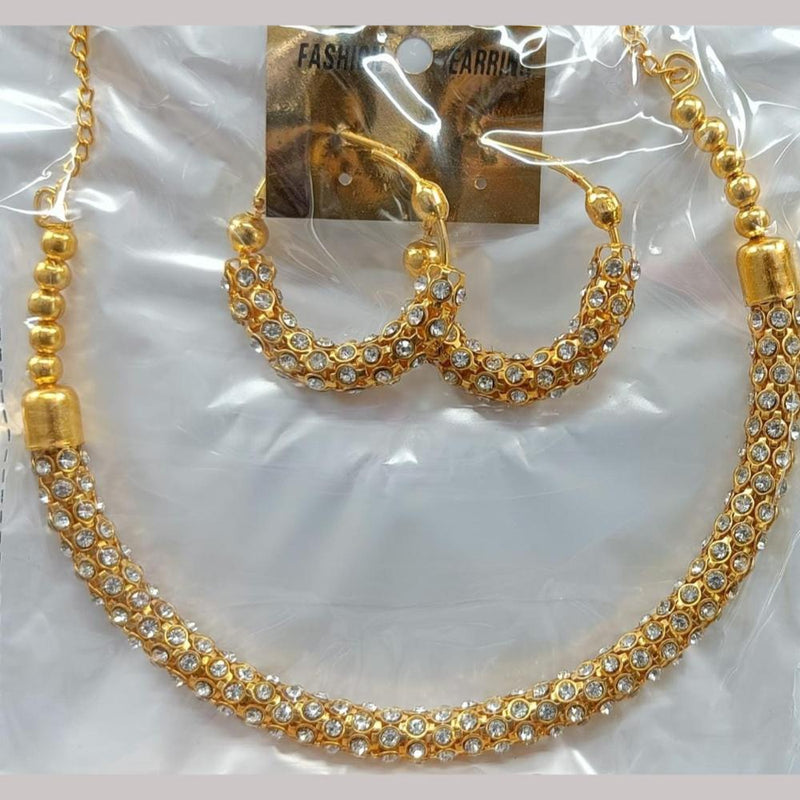 Kavita Art Gold Plated Austrian Stone Necklace Set