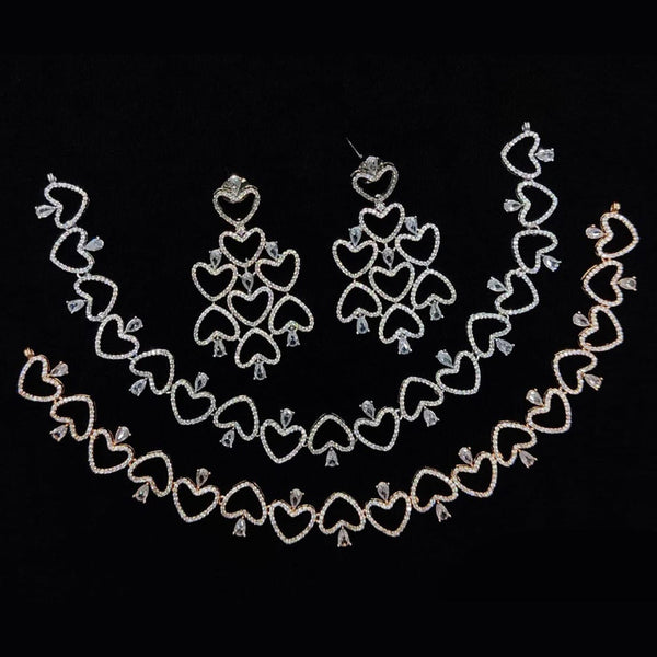 Kavita Art American Diamond Necklace Set