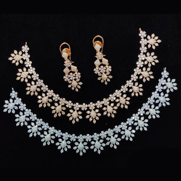 Kavita Art American Diamond Necklace Set