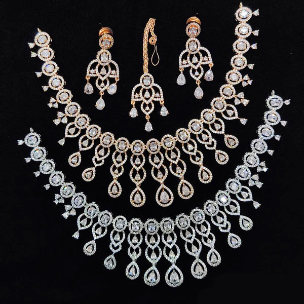 Kavita Art American Diamond Necklace Set