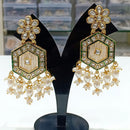 Kavita Art Gold Plated Kundan Stone And Pearls Dangler Earrings