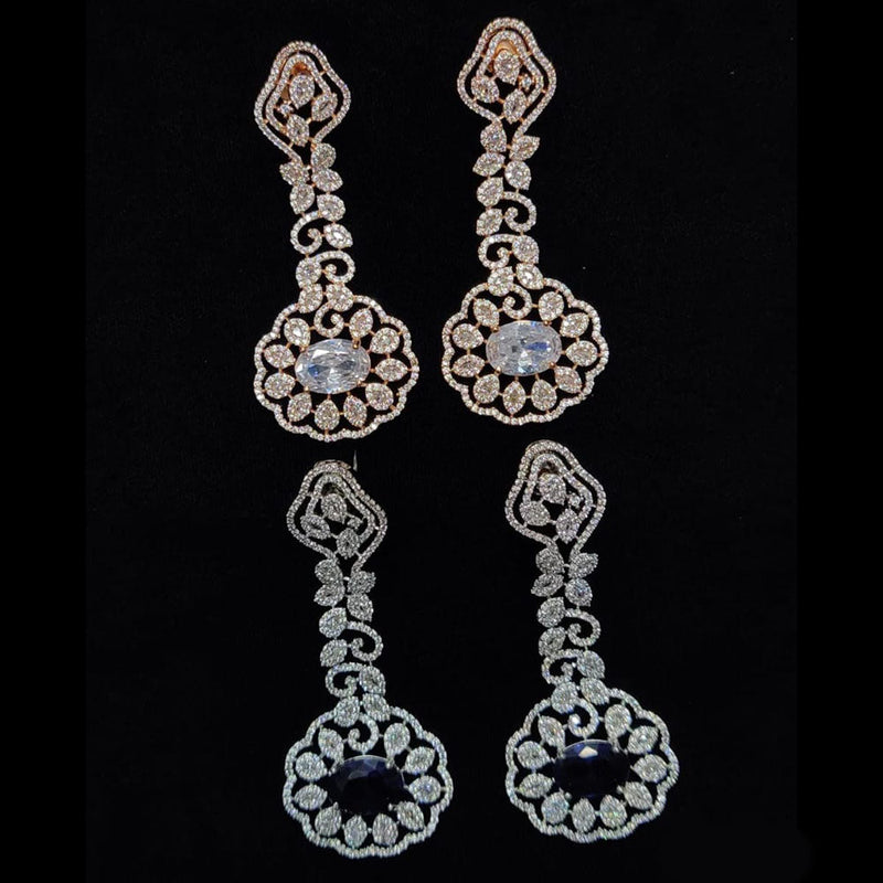 Kavita Art  American Diamonds Dangler Earrings