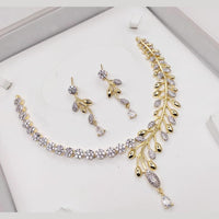 Kavita Art Gold Plated Austrian Stone Necklace Set