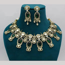 Kavita Art Gold Plated Kundan  And Crystal Stone Necklace Set