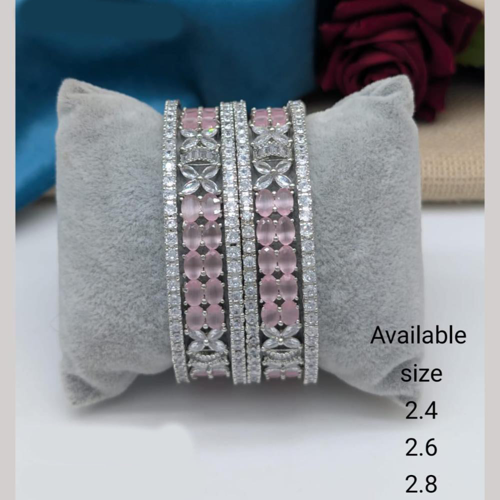 Kavita Art Silver Plated Bangle for Gifting