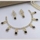 Kavita Art Gold Plated American Diamond Necklace Set
