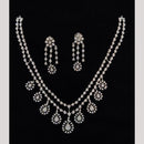 Kavita Art Silver Plated American Diamond Necklace Set