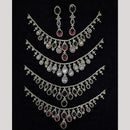Kavita Art American Diamond And Pearl Necklace Set