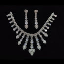 Kavita Art Silver Plated American Diamond Necklace Set