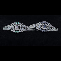 Kavita Art Silver Plated American Diamonds Bracelet