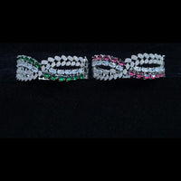 Kavita Art Silver Plated American Diamonds Bracelet