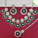 Kavita Art Gold Plated Kundan Stone And Meenakari Necklace Set