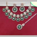 Kavita Art Gold Plated Kundan Stone And Meenakari Necklace Set
