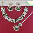 Kavita Art Gold Plated Kundan Stone And Meenakari Necklace Set