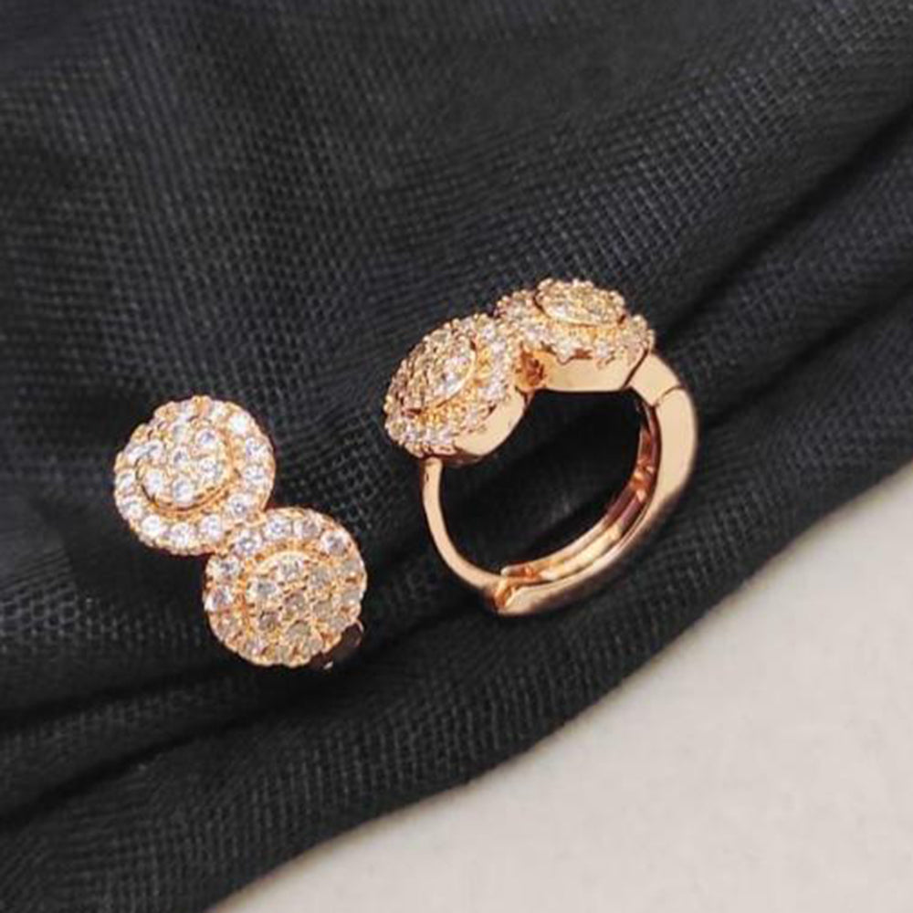 Kavita Art Gold Plated Austrian Stone Stud Earrings