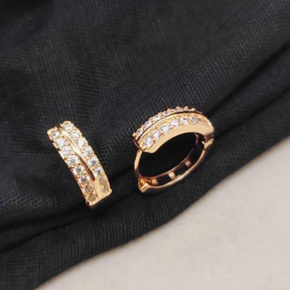 Kavita Art Gold Plated Austrian Stone Stud Earrings