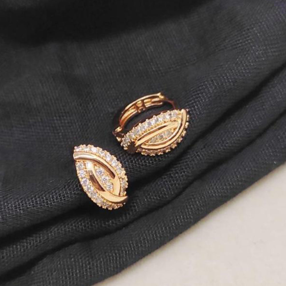 Kavita Art Gold Plated Austrian Stone Stud Earrings