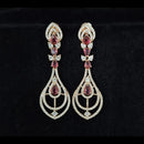 Kavita Art Gold Plated American Diamonds Dangler Earrings