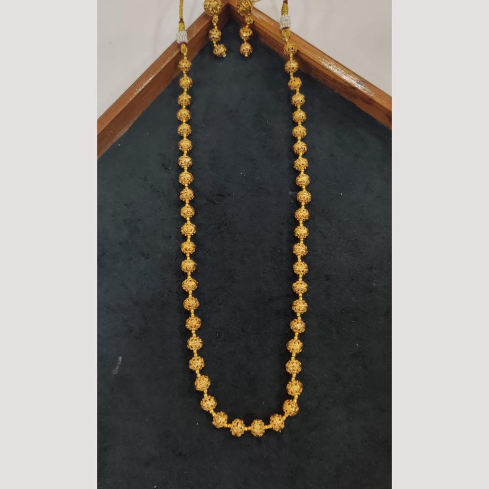 Kavita Art Gold Plated Long Necklace Set