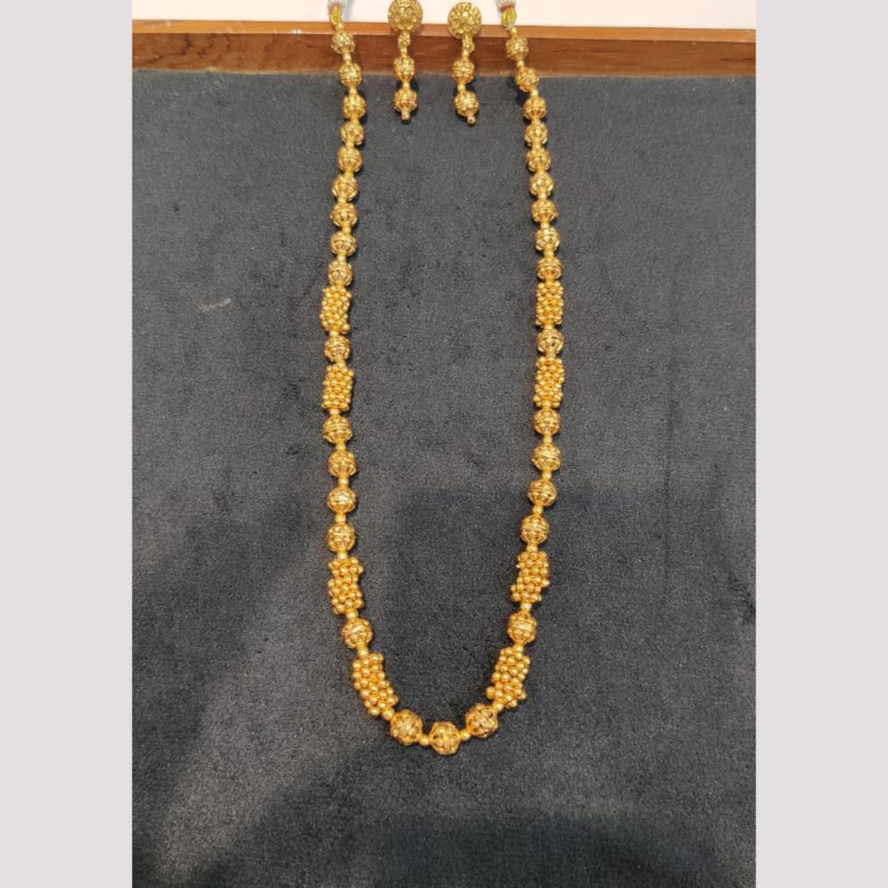 Kavita Art Gold Plated Long Necklace Set