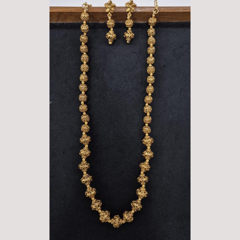Kavita Art Gold Plated Long Necklace Set