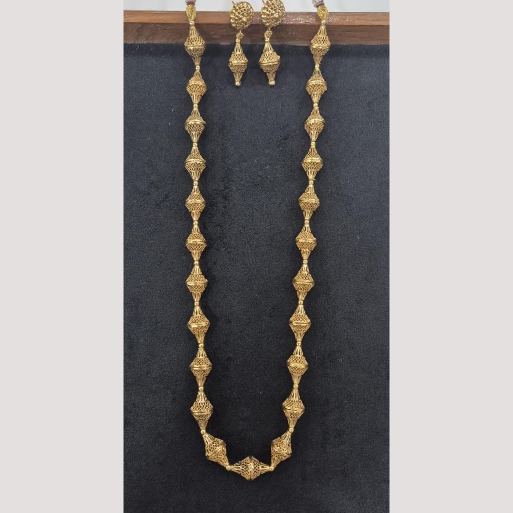 Kavita Art Gold Plated Long Necklace Set